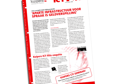 Redactiewerk voor de ICT flits uitgaves I Kuipers – Corporate Express Zwolle
