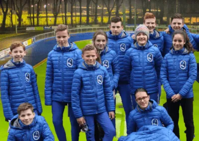Teamkleding met logoborduring voor de Skeelerclub Heerde