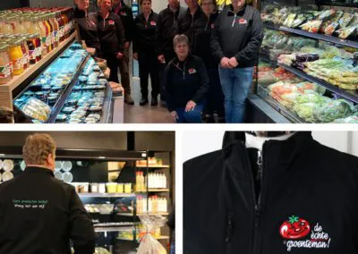 Bedrijfskleding met logoborduring voor Het Heerder Fruithuis