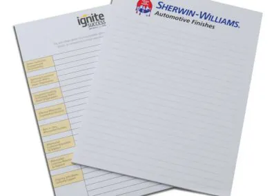 Notitieblokken met opdruk