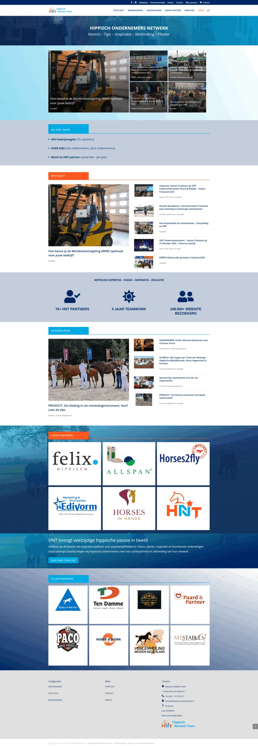 Hippisch Netwerk Team Website